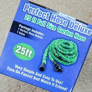 Perfect Home Expandable Garden Hose Deluxe 25 ft. - NEW!